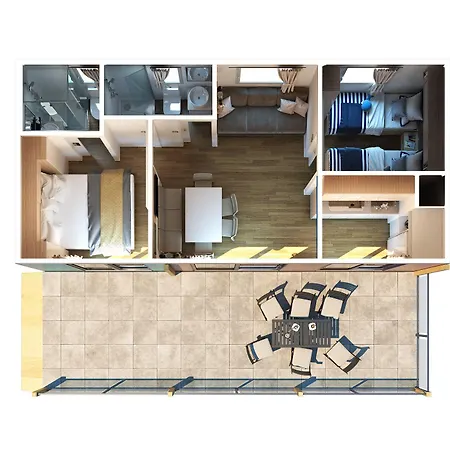 Mobilhome Victoria Lanterna Kompleks wypoczynkowy Tar-Vabriga